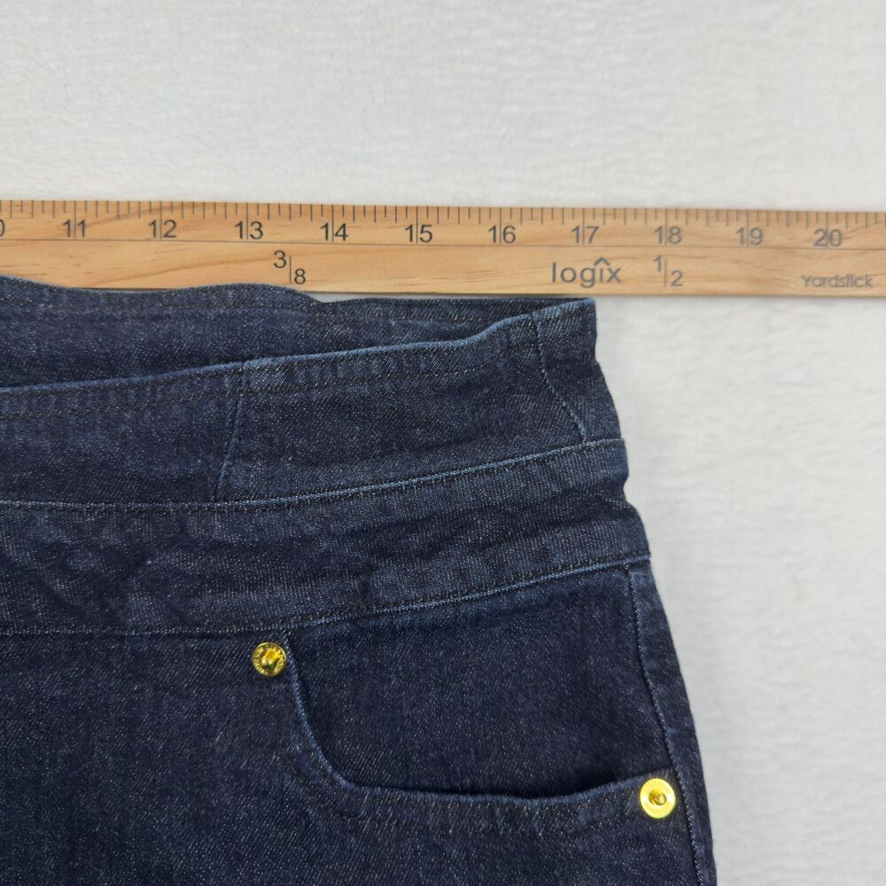 INC International Concepts High Rise Flare Jeans Woman’s 16/33 (34x31 Fit) - Picture 12 of 15